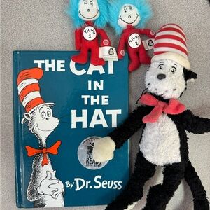 The Cat in the Hat book and characters